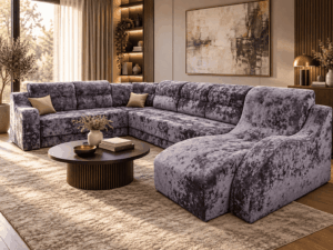 Угловой диван Президент исп. 1 Blumberg в интерьере гостиной